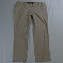 The Limited 12 Khaki Slim Cropped Drew Pencil Dress Pants - £10.71 GBP