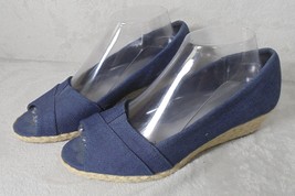 Life Stride Soft System Lioness Womens 8.5 Open Toe Wedge Shoes Macrame ... - $15.79