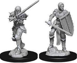 D&amp;D Nolzur&#39;s Marvelous Unpainted Miniatures - W09 Female Human Fighter - £7.39 GBP