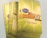 Scene It Disney board Game Replacement Parts Pieces Green Kid Cards Only - £3.10 GBP
