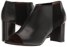 Aquatalia Women&#39;s Shaw Anil Black Peep Toe Ankle Bootie US 7 NEW IN BOX - £105.99 GBP