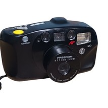Minolta Freedom Action Zoom AF QD Point &amp; Shoot 35mm Film Camera 38-60MM - £19.46 GBP