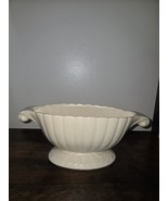 Shawnee Pottery Oval Ribbed Cornucopia Laurel Wreath Console Planter - $30.00