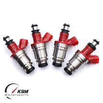 4 OEM Fuel Injectors JS28-2 for 94-03 Isuzu Suzuki Honda 1.8 2.0 2.3 2.6 KSM - £105.98 GBP