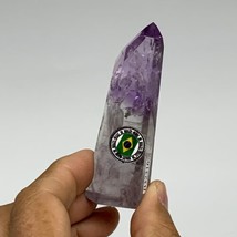 49.5g, 2.9&quot;x1&quot;x0.8&quot;, Natural Amethyst Tower Point Obelisk @Brazil, B32316 - £39.08 GBP