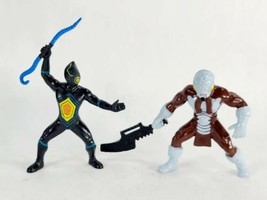 4&quot; Power Rangers Dinothunder Black Triptoid &amp; Hidiac PVC Figurines - £9.47 GBP