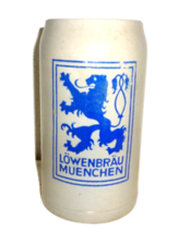 Lowenbrau Munich Munchen Bavaria 1L Masskrug German Beer Stein - £11.94 GBP