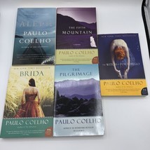 Paulo Coelho Lot 5 Paperback Books Pilgrimage Brida Aleph Fifth Mountain - $30.95