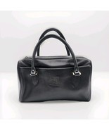 Giani Bernini Women&#39;s Leather Handbag Shoulder Bag Black Vtg - $24.99