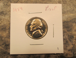 1959 Proof Jefferson Nickel Actual Coin #1 - £3.05 GBP