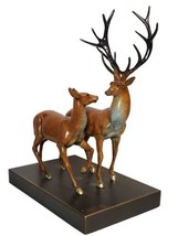 ZHU BINGREN (b. 1944) COPPER DEER LU PING&quot;AN SIGNED &amp; NUMBERED LTD ED SC... - $103,492.36 MXN
