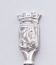 Collector Souvenir Spoon France Lourdes Our Lady of Lourdes Virgin Mary ... - £7.85 GBP