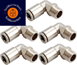 Beduan Brass BPL Push to Connect Air Fittings 1/4&quot;Tube OD-1/8&quot;NPT,  - £25.06 GBP