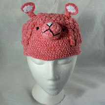 Pink Lamb Hat for Children - Animal Hats - Medium - £12.82 GBP