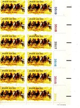 U S Stamps - Block of 12 1974 10 cent Horse Racing Stamps - £2.80 GBP