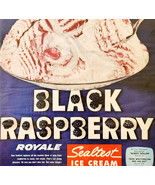 1958 Sealtest Ice Cream Black Raspberry Advertisement Dairy Dessert DWII30 - $559.56 MXN