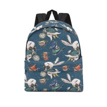 Alice in Wonderland Green Leisure Canvas Backpack Sport GYM Travel Daypack - £19.97 GBP