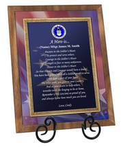 USAF Gift Air Force Plaque Retirement Homecoming Discharge Going Away Army USMC - £55.94 GBP