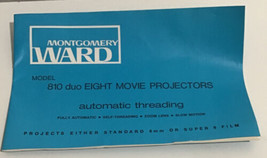 Montgomery Ward Model 810 Duo Eight Movie Projectors 8mm Pr Super 8 Film... - $19.59