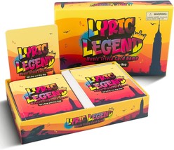 Lyric Legend 90&#39;s Hip Hop and Rap Trivia Game Music Trivia Games for Adults and  - £36.75 GBP