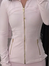 Lululemon Define Jacket Nulu Blissful Pink/Gold/Gold 0 2 4 6 8 10 12 14 NWT - $229.90