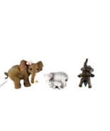 Elephants Lot of Three Small Figurines - £27.17 GBP