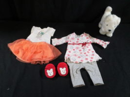 American Girl Doll Truly Me Coconut Cutie Outfit + White Dog +  Coconut Pajamas - $31.68