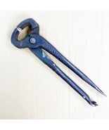 Antique Forged Nail Nippers Puller Blacksmith Tool Carpenter 8&quot; USA - $23.28 CAD