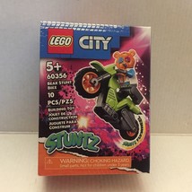 NEW Official Lego City Bear Stunt Bike Set #60356 - 10 Pieces - £10.59 GBP
