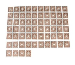 Algeria 1F Timbre Taxe Stamp Sheet Mint MNH French Colonies Postage Due image 5