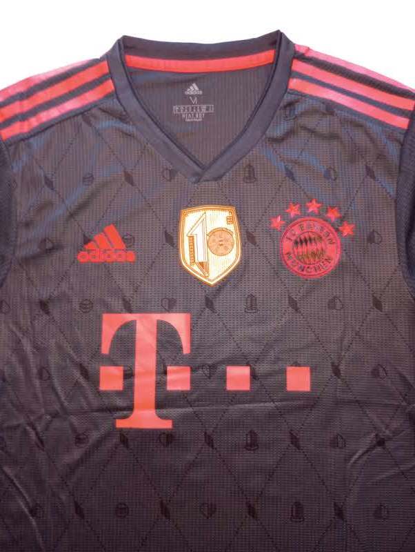 Sadio Mane FC Bayern Munich UCL Match Slim Black Third Soccer Jersey 2022-2023 Item image 2