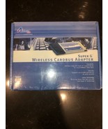 AIRLINK 101 SUPER G WIRELESS CARDBUS ADAPTOR - 802.11b/g - 108Mbpss - $20.15 CAD