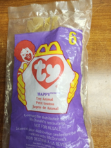 McDonald&#39;s Happy Meal Mini Ty Beanie Baby 1998   #6 Happy The Hippo - £4.60 GBP