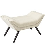 Rosalynn Tufted Fabric Ottoman / Bench In Almond From Christopher Knight... - €149,65 EUR