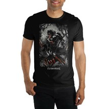 Black Panther Venomized Men&#39;s Black T-Shirt Black - £16.83 GBP
