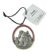 Pewter Santa Toy Bag Merry Christmas Ornament IDEA Dave Cusenza Hand Pou... - £10.61 GBP