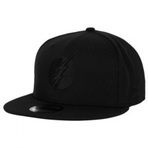The Flash Logo Black on Black New Era 59Fifty Fitted Hat Black - £39.07 GBP