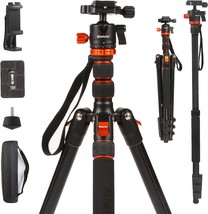 Nietoto New Professional Camera Tripod, Aluminum Travel Tripod For, Carry Bag. - £61.30 GBP