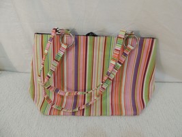 POSH Women&#39;s Handbag/Purse Bright Multiple Colors Silver Accents Medium ... - $19.43