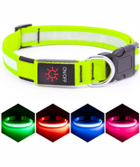 LED Dog Collar, Light up Dog Collar Adjustable USB Rechargeable Super Br... - $26.29 CAD