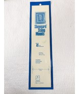 NEW Showgard Stamp Mounts size #41 dark background black 15 strips Vintage - $9.71 CAD