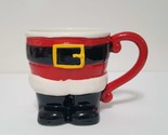 NEW Boston Warehouse Christmas Santa Claus Bottom Mug 18 OZ Stoneware - $19.99