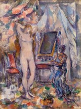 12575.Room Wall Poster.Interior art design.Paul Cezanne painting.The Toilette - £12.73 GBP+