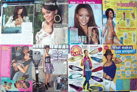 RIHANNA ~ Fourteen (14) Color Full-Page  ARTICLES from 2006-2009 ~ Clipp... - $10.07