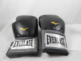 Everlast Black Adult Boxing Gloves Everfresh 14oz - £10.95 GBP