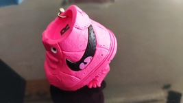 Hong Kong Designer Michael Lau Crazysmiles Nike mixtra Mr. Shoe Pink Key... - £78.62 GBP