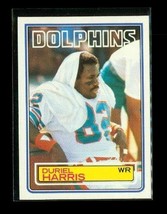 Vintage 1983 Topps Football Trading Card #314 Duriel Harris Miami Dolphins - £3.86 GBP