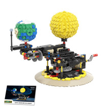BuildMoc Earth Moon and Sun Model Building Toys Set - £34.97 GBP