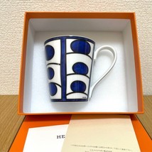 Hermes Bleus d&#39;Ailleurs Mug cup blue dinnerware tableware No.1 - £439.21 GBP