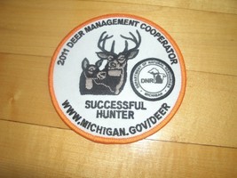 2011 MICHIGAN SUCCESSFUL DEER HUNTING PATCH New - $179.11 MXN